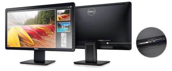 Dell E2014HC 1600 x 900 Resolution 20" Widescreen LCD Flat Panel Computer Monitor Display - Refurbished