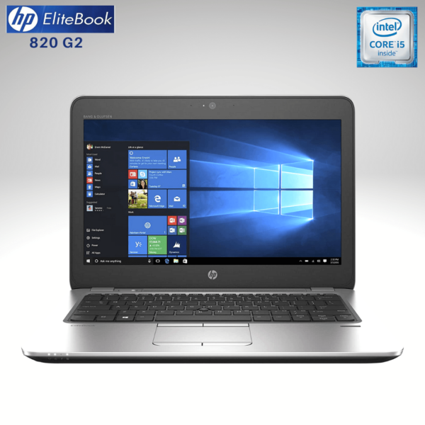 Hp elitebook 820 g2 i5 6th ginration ram ddr4 8gb hard ssd 256gb